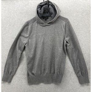 Banana Republic Sweater Grey Size Medium Knit Ribbed Long Sleeve Medium